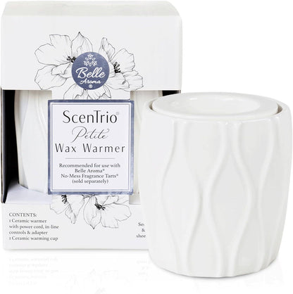 Belle Aroma® ScenTrio® Petite Wax Warmer - White Diamond