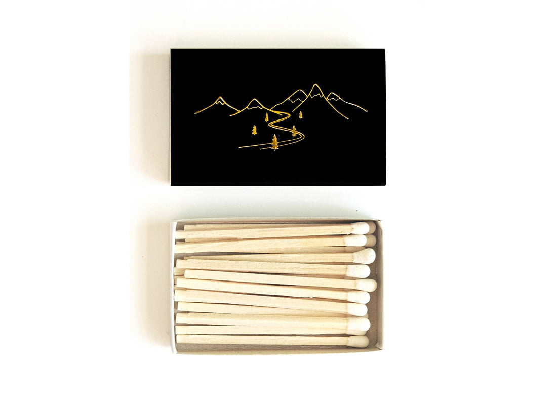 Snow Capped Mountains Matchbox