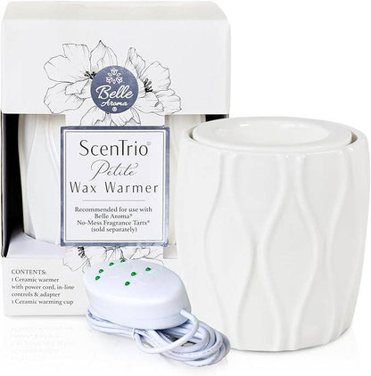 Belle Aroma® ScenTrio® Petite Wax Warmer - White Diamond